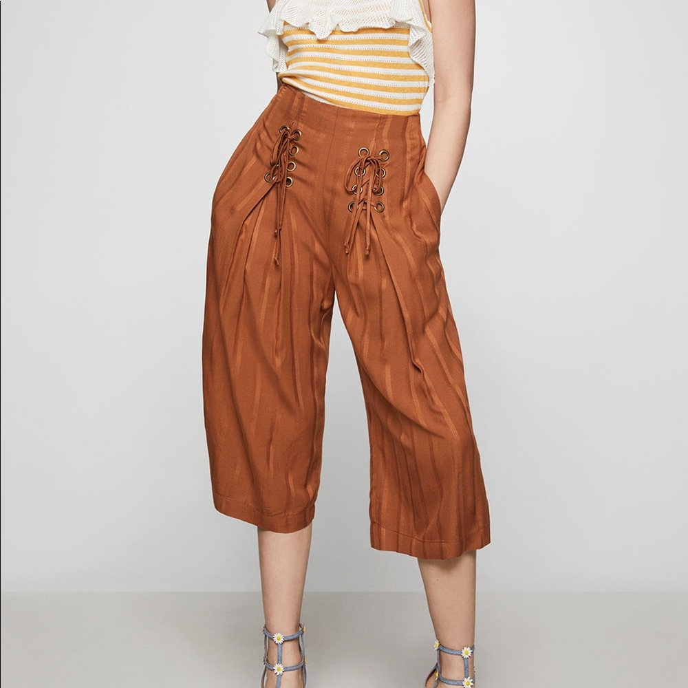 BCBG Crop Flare Pants